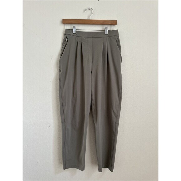 Lululemon Essential High Rise Trouser Pant SZ 8 Women Carbón Dust Athleisure - Picture 1 of 6